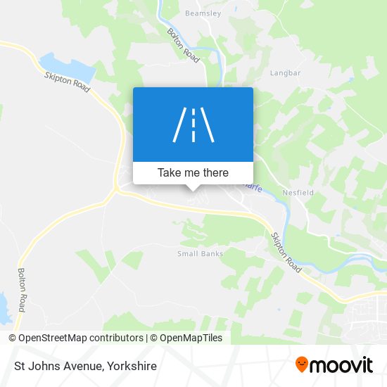 St Johns Avenue map
