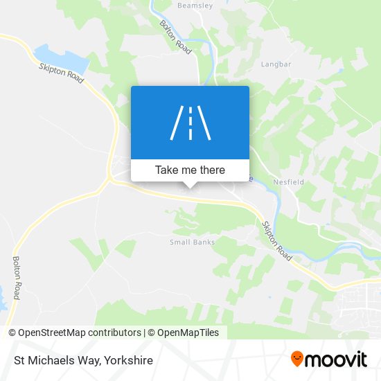 St Michaels Way map