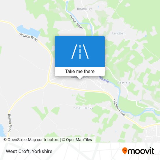 West Croft map