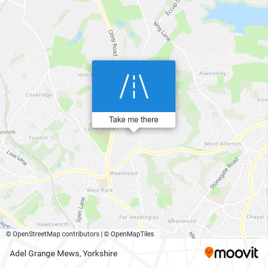 Adel Grange Mews map