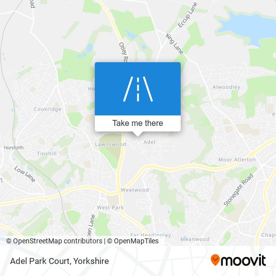 Adel Park Court map