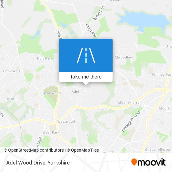 Adel Wood Drive map