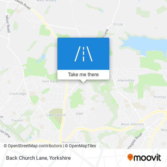 Back Church Lane map