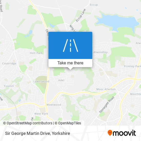 Sir George Martin Drive map