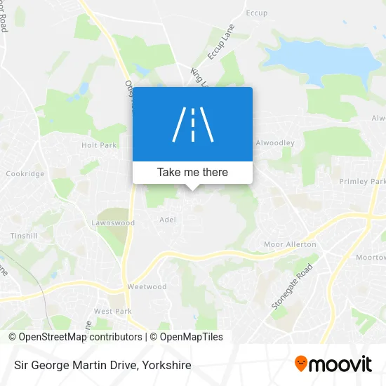 Sir George Martin Drive map