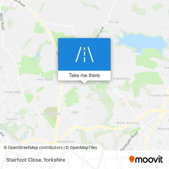 Stairfoot Close map