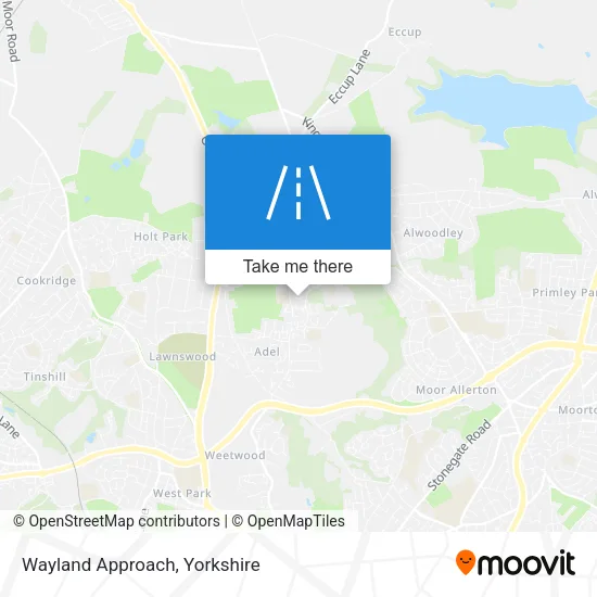 Wayland Approach map