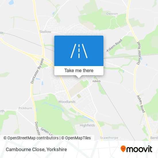 Cambourne Close map