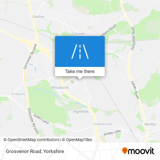 Grosvenor Road map