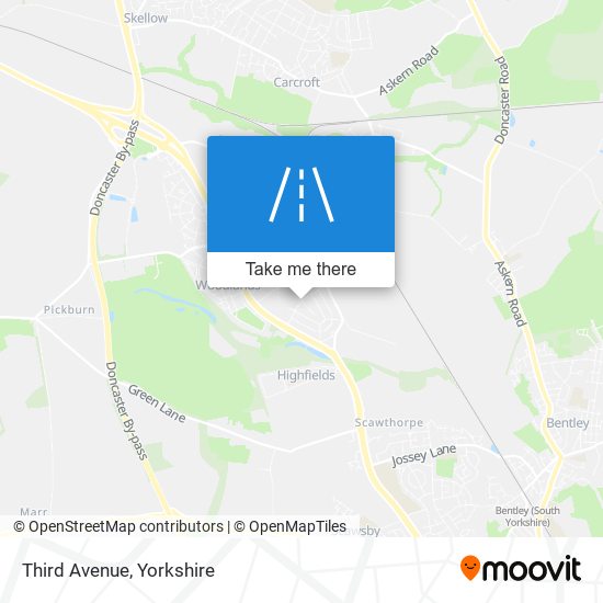 Third Avenue map