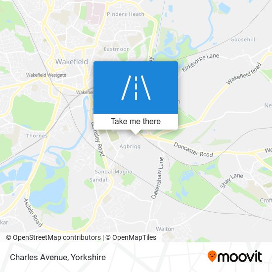 Charles Avenue map