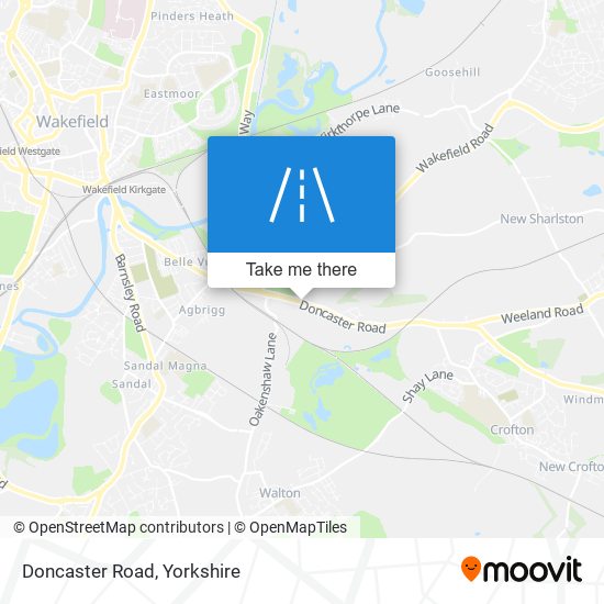 Doncaster Road map