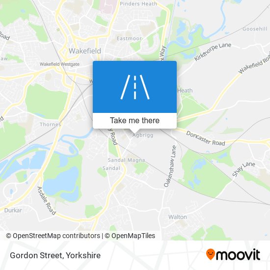 Gordon Street map