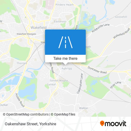 Oakenshaw Street map