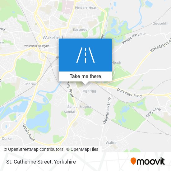 St. Catherine Street map