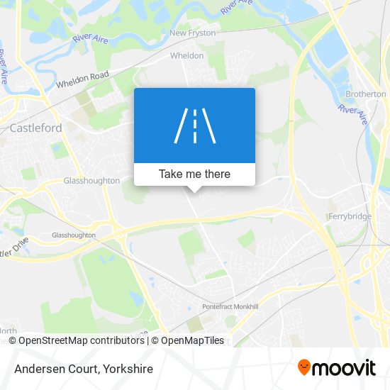 Andersen Court map
