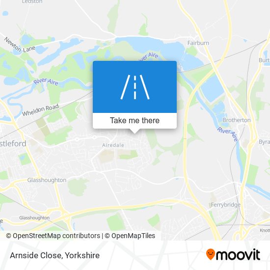 Arnside Close map