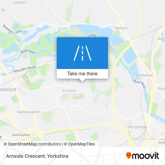 Arnside Crescent map