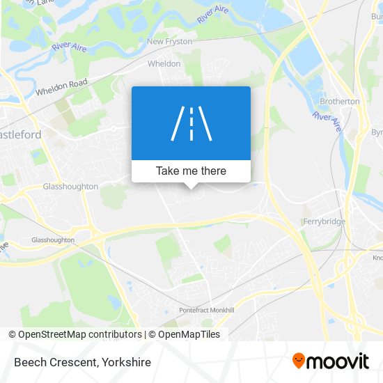 Beech Crescent map