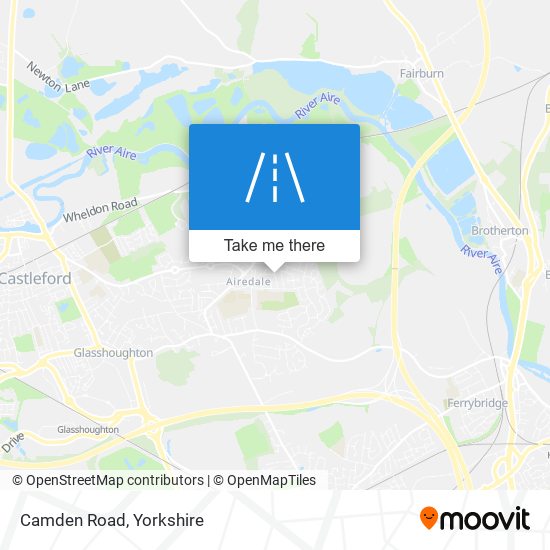 Camden Road map