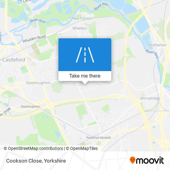 Cookson Close map