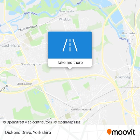 Dickens Drive map