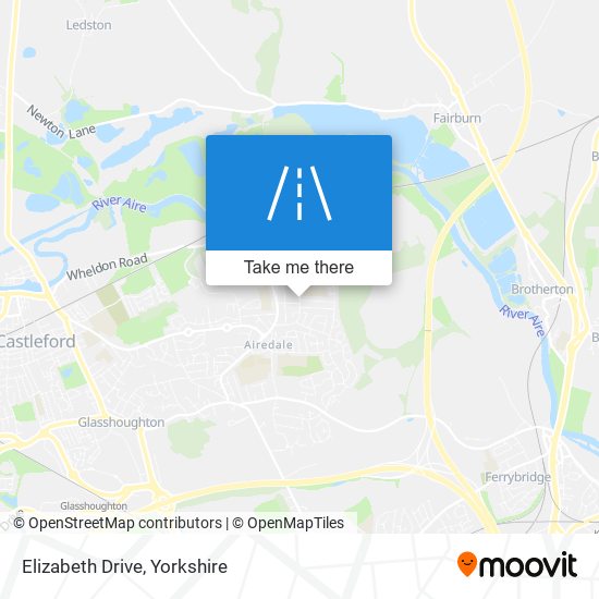 Elizabeth Drive map