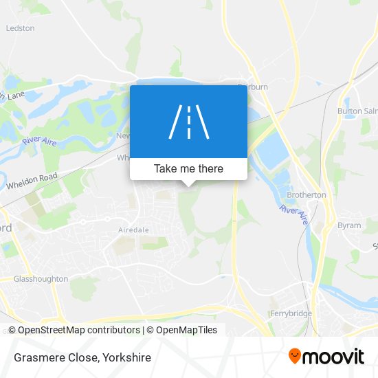 Grasmere Close map