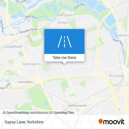 Gypsy Lane map