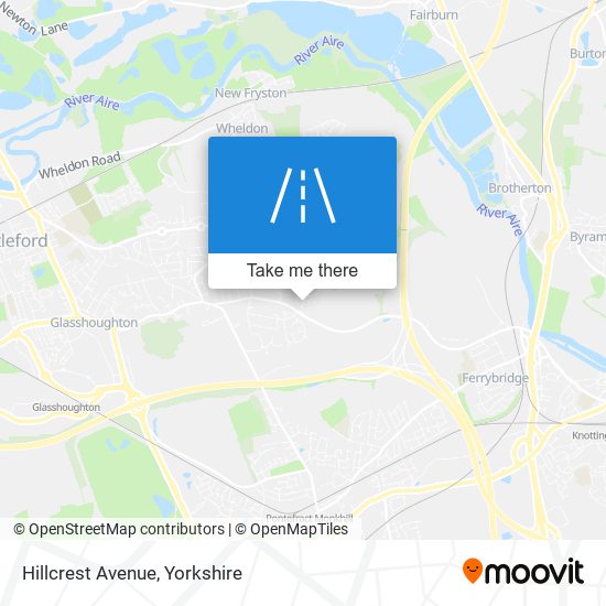 Hillcrest Avenue map