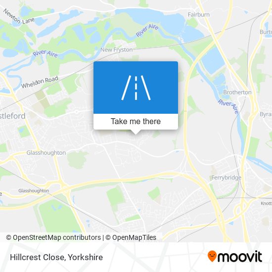 Hillcrest Close map