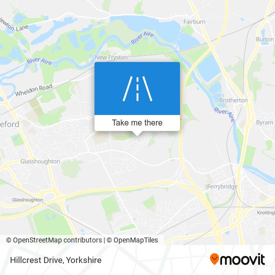 Hillcrest Drive map