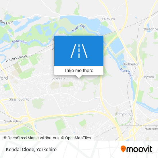 Kendal Close map