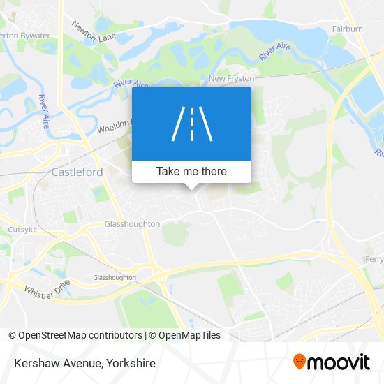 Kershaw Avenue map
