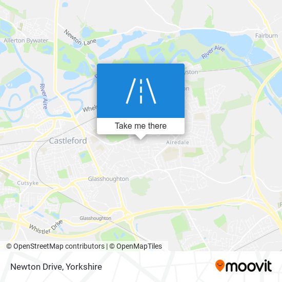 Newton Drive map