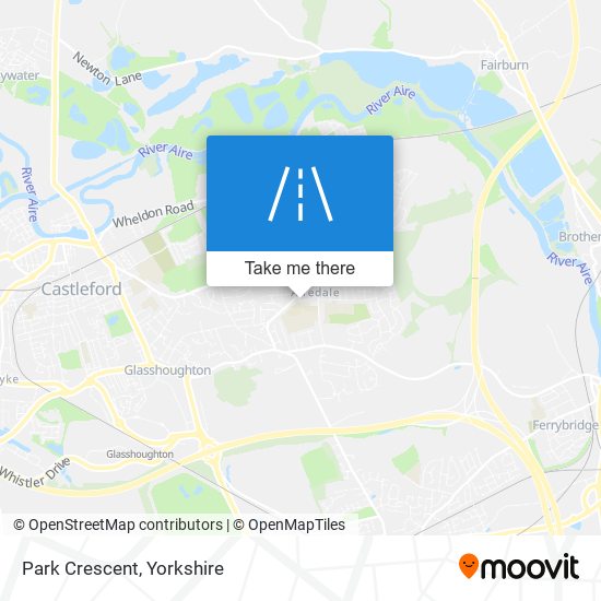 Park Crescent map