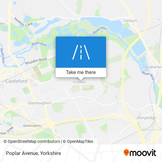 Poplar Avenue map