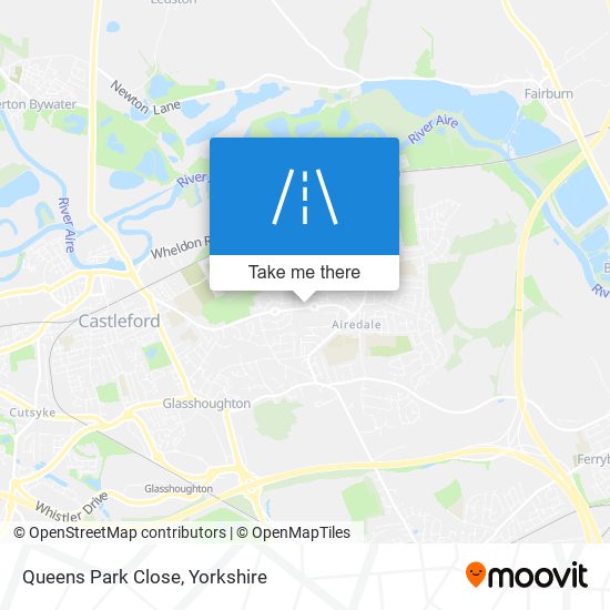 Queens Park Close map