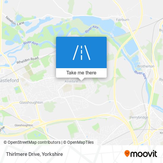 Thirlmere Drive map