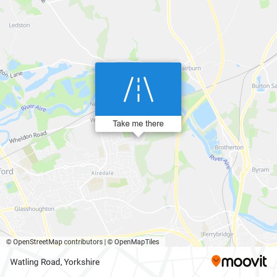 Watling Road map