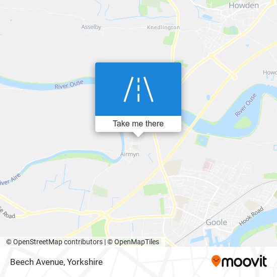 Beech Avenue map