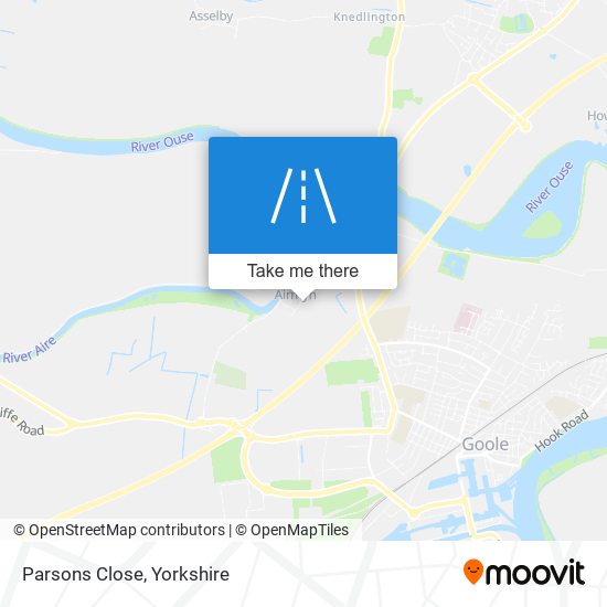 Parsons Close map