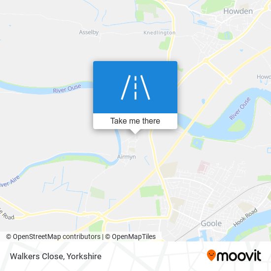 Walkers Close map