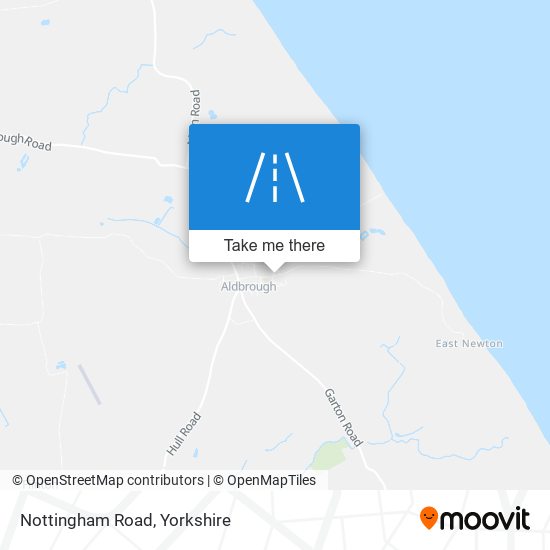 Nottingham Road map