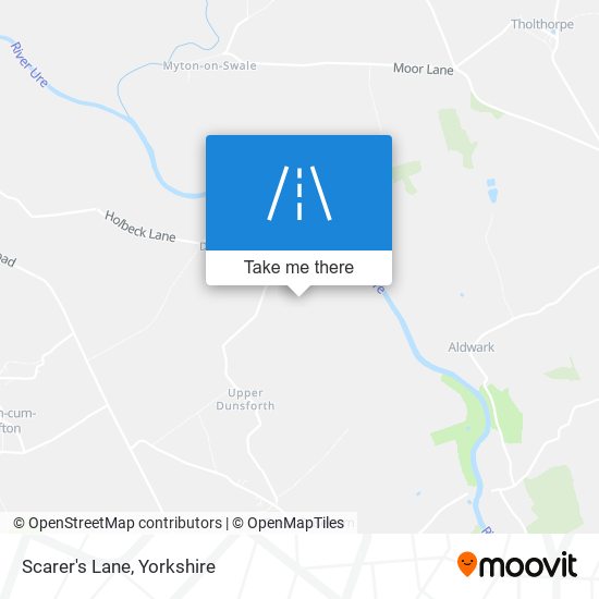 Scarer's Lane map
