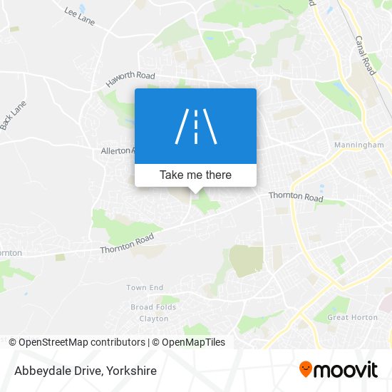 Abbeydale Drive map