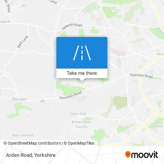 Arden Road map