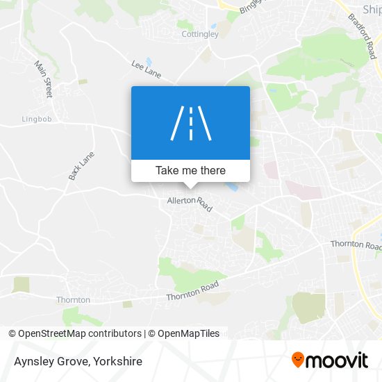 Aynsley Grove map
