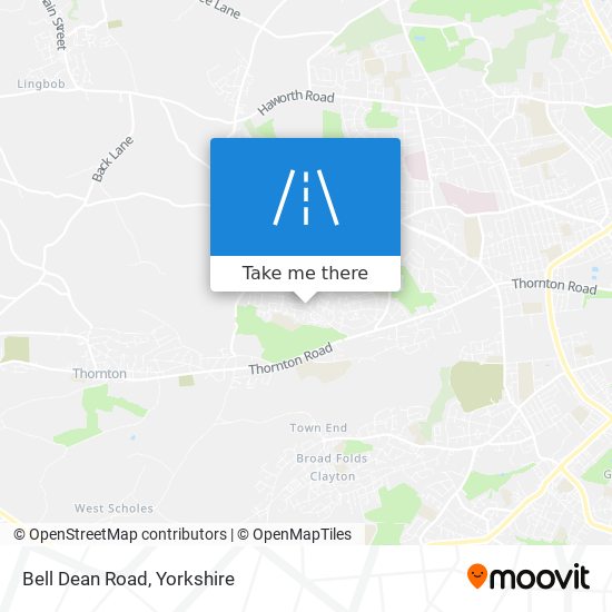 Bell Dean Road map