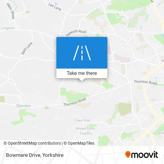 Bowmere Drive map